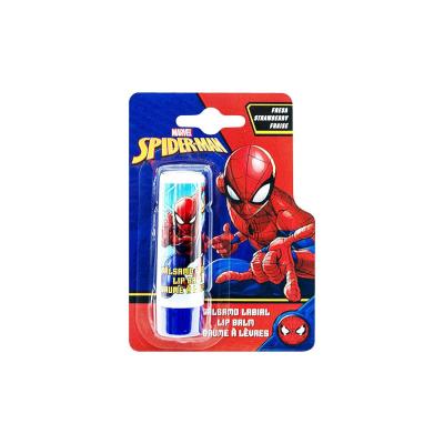Marvel Spiderman Superhero Strawberry Flavour Lip Balm – Moisturizing & Hydrating Formula | Natural & Dermatologically Tested | Perfect for Kids & Adults, 4g