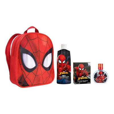 Marvel Spiderman Gift Set for Kids - Includes Eau de Toilette, Shower Gel and Backpack - Natural, Vegan, and FSC Approved Gift Set