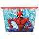 Marvel Spiderman Kids Storage Boxes 23L – BPA-Free Plastic – Keeps Kids Rooms Tidy, 39 x 29 x 27 cm (Large)