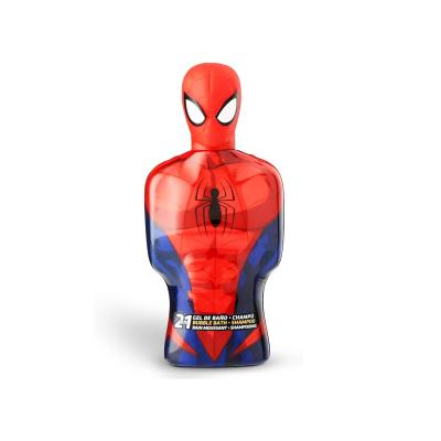Marvel Spiderman 2-in-1 Kids Bubble Bath & Shampoo – 3D Figure Bottle, Gentle & Paraben-Free, with Vitamin E & A, pH Balanced for Sensitive Skin, Lightly Scented, Ages 3+, 350ml
