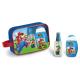 Super Mario Kids Fragrance Gift Set – Natural Body Spray (90ml), Gentle 2‑in‑1 Bubble Bath & Shampoo (200ml) & Travel Toiletry Bag