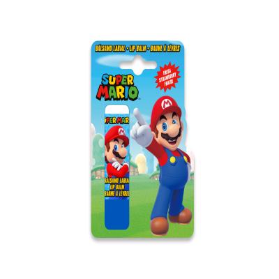 Super Mario Strawberry Flavoured Kids Lip Balm with Moisturising & Nourishing Formula