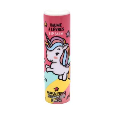 Unicorn Strawberry Flavour Lip Balm – Moisturizing & Hydrating Formula | Natural, Vegan & Dermatologically Tested | Perfect for Kids & Adults, 5g