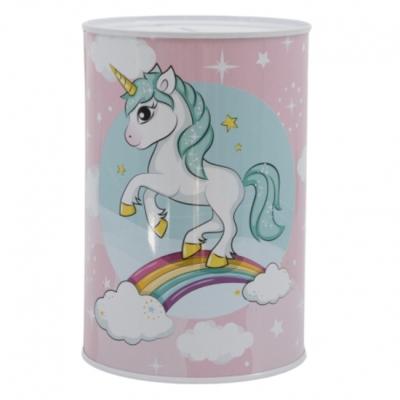 Unicorn Metal Piggy Bank for Kids – Durable Coin & Cash Money Box, Official Licensed Savings Tin for Children’s Room Décor