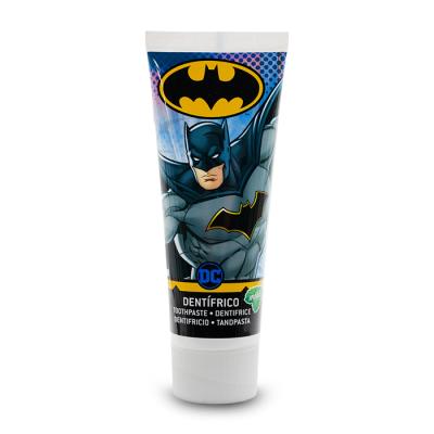 Batman Kids Toothpaste – Fresh Mint Flavour, Fluoride & Calcium for Strong Teeth, Enamel Protection & Cavity Prevention, Sugar-Free, Gluten-Free, Ages 3+, 75ml