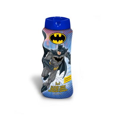 Batman 2-in-1 Kids Bubble Bath & Shampoo – Gentle, Paraben-Free Wash with Vitamin E & A, pH Balanced for Sensitive Skin, Lightly Scented, Ages 3+, 475ml