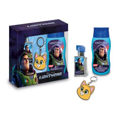 Disney Lightyear Bath Gift Set for Kids – Includes Natural Eau de Toilette (20ml), 2-in-1 Bubble Bath & Shampoo (250ml) & Key Chain – Safe, Gentle & Fun - Best Gift Set for Any Occasion or Daily Use