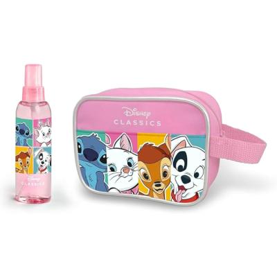 Disney Classics Kids Fragrance Gift Set – Natural Eau de Toilette (100ml) & Travel Toiletry Bag – Ideal Gift for Any Occasion & Everyday Use