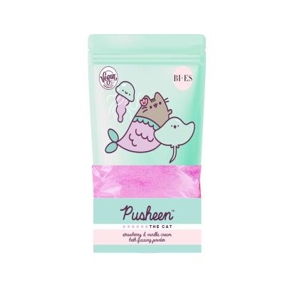Pusheen the Cat Vegan Bath Bomb Set for Kids |  Strawberry & Vanilla Cream Flavour | 55 grams per Bath Bomb - Pack of 6