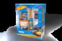 Hot Wheels Dental Gift Set for Kids - Battery Powered Electric Toothbrush, Mint-Flavoured Toothpaste (75ml), Keychain & Multi-Purpose Beaker| Toothbrush Set for Children Ages 4+