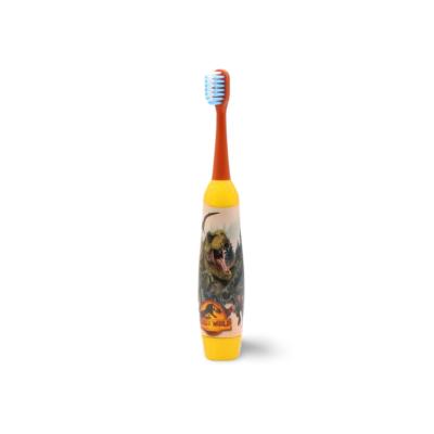 Jurassic World Battery- Powered Kids Electric Toothbrush with Soft Bristles, and Comfortable Handle - Suitable for 4+ Years Kids