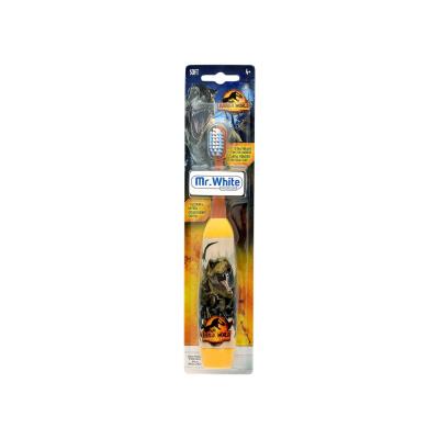 Jurassic World Battery- Powered Kids Electric Toothbrush with Soft Bristles, and Comfortable Handle - Suitable for 4+ Years Kids