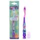 Disney Stitch Kids Toothbrush with Suction Cup & Travel Cap – BPA-Free, Soft Bristles for Children Aged 3-12