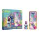 Stitch Natural Kids Perfume & Makeup Gift Set – Eau de Toilette Spray 30ml, Lip Gloss & Eyeshadow Palette with Brush | Vegan & Dermatologically Tested | Safe Beauty Gift Set for Girls Aged 3+