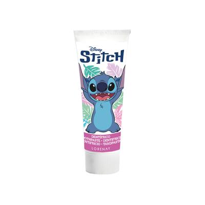 Disney Stitch Kids Toothpaste – Fluoride & Calcium for Strong Teeth, Enamel Protection, Sweet Strawberry Flavour, Sugar-Free, Ages 3+, 75ml
