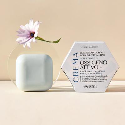 Senso Naturale Solid & Smooth Body Oil - Firming Active Oxygen with Vitamin E | Vegan with 100% Natural Ingredients