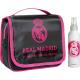 Real Madrid Hanging Toiletry Bag with Body Spray (150ml), Ideal Travel Companion, Eco-Friendly Toiletries Organizer