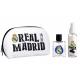 Real Madrid Men's Toiletry Gift Set – Toiletry Bag with Eau De Toilette (50ml) & Body Spray (100ml), Ideal Travel Companion for Football Fans