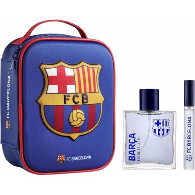 FC Barcelona Perfume Gift Set for Teens & Adults – Natural Eau De Toilette (100ml), 3D Zip Case & Perfume Pen (10ml) – Best Gift for FCB Fans