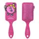 Mr Men Madame Princesse Detangling Paddle Hair Brush, Cute and Functional Rectangular Design for All Hair Types, Gentle on Tangles, Perfect for Kids and Adults