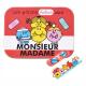 Mr Men Kids Plasters in Reusable Metal Tin - Waterproof, Flexible & Breathable First Aid Plasters, Latex-Free & Skin-Friendly, Two Sizes, 24 Plasters