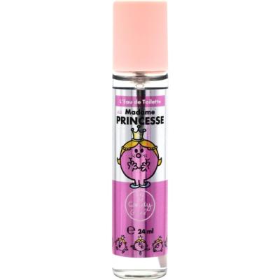 Mr. Men Madame Princesse Eau de Toilette Natural Perfume Spray, Vegan and Dermatologically tested EDT Spray for Kids and Adults, 24ml