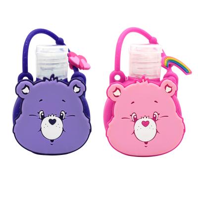 Care Bear Hand Sanitiser Gel with Silicone Case – 2 x 35ml | Ocean & Strawberry Scent | Kills 99.9% Bacteria & Viruses | Enriched with Aloe Vera & Vitamin E | Travel-Friendly & Kid-Safe Formula