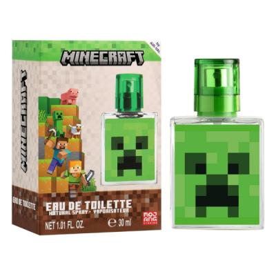 Minecraft Children Eau de Toilette Natural Perfume Spray, Vegan and Dermatologically tested EDT Spray for Kids - Safe Daily Fragrance Gift, 30ml