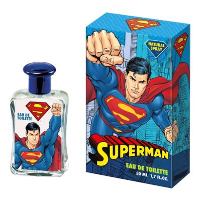 Superman Eau de Toilette Natural Perfume Spray, Long-Lasting EDT Fragrance Spray for Kids, 50ml