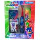 Mr.White PJ Masks Gift Pack - Oral Care Kit: Includes Battery toothbrush, Mint Flavoured Toothpaste 75 ml, Beaker, Headband and a wallet