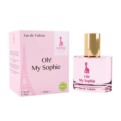 Sophie La Girafe Oh! My Sophie Eau de Toilette Natural Perfume Spray, Vegan and Dermatologically tested EDT Fragrance for Kids Age 5+, 50ml