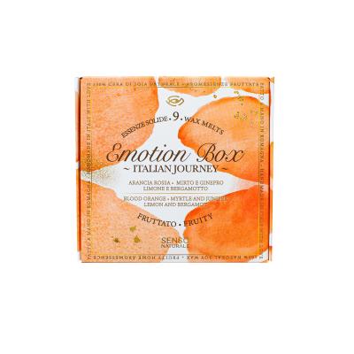 EMOTION BOX -  9 WAX MELTS GIFT BOX 100% Natural Soy Wax - FRUITY