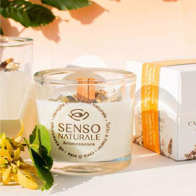 Senso Naturale Aromatherapy 100% Soy Wax Candle & Wooden Wick, NIRVANA 5oz