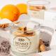 Senso Naturale Aromatherapy 100% Soy Wax Candle & Wooden Wick, Orange & Cinnamon 5oz