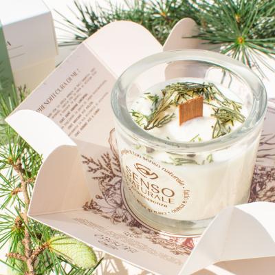 Senso Naturale Aromatherapy 100% Soy Wax Candle & Wooden Wick, Balance 5oz