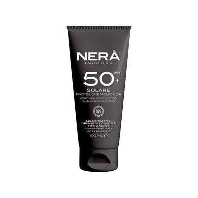 NERA SPF 50 Sunscreen Body Lotion – UVA & UVB Protection, Lightweight, Water-Resistant, Hydrating Formula with Black Myrtle & Volcanic Stone Extracts, Antioxidant-Rich & Dermatologically Tested, 100ml