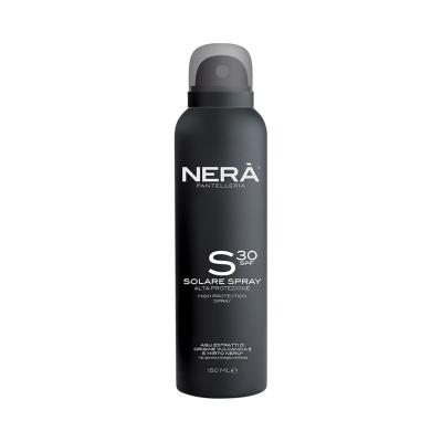 NERA SPF 30 Sunscreen Spray – High UVA-UVB Protection, Hydrating with Vitamin E, Glycerine & Black Myrtle, Water-Resistant, Enriched with Volcanic Stone, Dermatologically Tested, 150ml