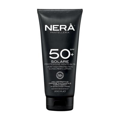 NERA SPF 50 Sunscreen Body Lotion – UVA & UVB Protection, Lightweight, Water-Resistant, Hydrating Formula with Black Myrtle & Volcanic Stone Extracts, Antioxidant-Rich & Dermatologically Tested, 200ml