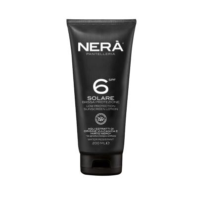 NERA SPF 6 Sunscreen Body Lotion – Lightweight UVA - UVB Protection with Black Myrtle & Volcanic Stone Extracts, Hydrating, Water-Resistant, Antioxidant-Rich & Paraben-Free, 200ml