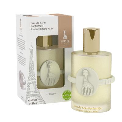 Sophie La Girafe Eau Fraiche Natural Perfume Spray, Baby-Safe, Vegan and Dermatologically tested Alcohol-Free Skincare Scented Water for Newborns Age 0+, 100ml