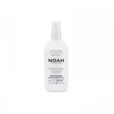 NOAH Natural 5.12 Milk Hair Spray with Cotton Oil For Straightening and Anti-Frizzy Effect, 150ml