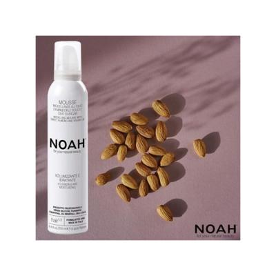 NOAH Natural 5.8 Hair Modelling Mousse with Sweet Almond and Argon Oil, Volumizing and Moisturizing Hair Mousse, 250ml