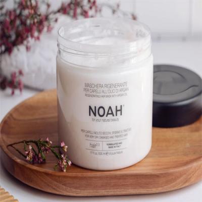 NOAH Natural 2.3 Regenerating Hair Mask with Argan Oil For Very Dry or Damaged Hair Mask, 500ml