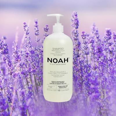 NOAH Natural Strengthening Hair 1.3 Shampoo With Essential Oils of Lavender For Frequent Use and Sensitive Scalp Shampoo,1000ml