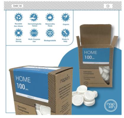 Napkin HOME 100 - Compressed Tissues
