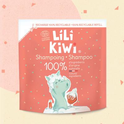 LiLiKiWi Ultra Gentle Baby Shampoo Refill – 100% Natural, Tear-Free, Hypoallergenic & Moisturizing – Dermatologically Tested, Petroleum-Free, Detangling & Odour Control, Suitable from Birth, 250ml