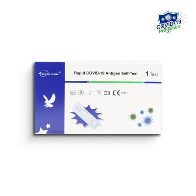 Healgen Covid-19 Lateral Flow Test Kit, Rapid Antigen Self-Test Kit for SARS-CoV-2 At Home, Easy and Quick Covid Test Kit with 15-Minute Results, Pack of 1 Test Kit