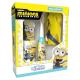 Minions Oral Care Kit Gift Set - Includes Battery Powered Toothbrush, Mint Flavoured Toothpaste 75ml, Beaker and Inflatable Stand up