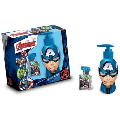 Avengers Kids Gift Set with 20ml Eau De Toilette and Bubble Bath & Shampoo Dispenser - 300ml