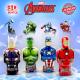 Marvel Avengers 4 Assorted Models of Ironman, Captain America, Thor, and Hulk 3D Figure 2-in-1 Bubble Bath & Shampoo for Kids - 350 ml per Bottle (Pack of 4 Characters)